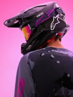 Brýle SUPERTECH limitované edice LONE, ALPINESTARS (fialová camo, zrcadlové růžové plexi) 2026 (7)