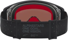 Brýle SUPERTECH CLOAK, ALPINESTARS (černá, zrcadlové stříbrné plexi) 2027 (1)