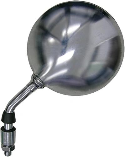 Spätné zrkadlo chrómové (závit pravý M10, priemer skla 120 mm), QTECH, L M008-103
