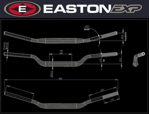 Řídítka EASTON EXP EXP M 72 57 19192