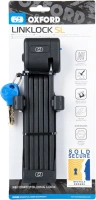 Skladací, lamelový zámok LINKLOCK SL, OXFORD (celkový obvod 1000 mm) (4)
