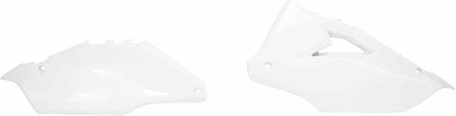 Bočné číselnej tabuľky Kawasaki, perách (biele, pár) M400-1203