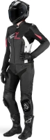 Bunda STELLA GP PLUS 4, ALPINESTARS, dámská (černá/bílá/růžová) (2)