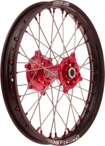 Zadné koleso kompletný (19 "x 2,15") HONDA, Q-TECH (čierny ráfik, červený stred) M341-001