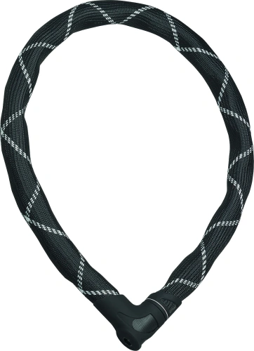 Lanový zámok na motorku Abus Steel-O-Flex Iven 8200/110 - čierna