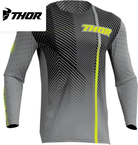 MX dres Thor Prime Tech (šedá/černá)