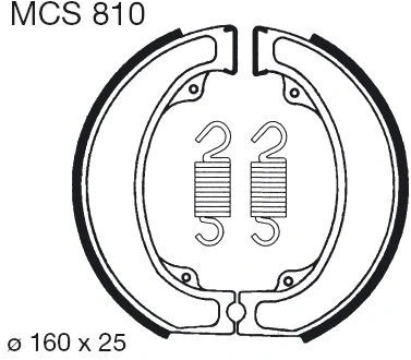 Brzdové čeľuste MCS 810