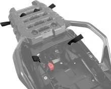 Brašna na sedadlo spolujezdce Atlas T-20 Advanced Tourpack, OXFORD (šedá, objem 20 l) (11)