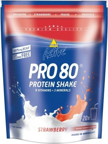 Protein ACTIVE PRO 80 / 500 g Jahoda (Inkospor - Německo)