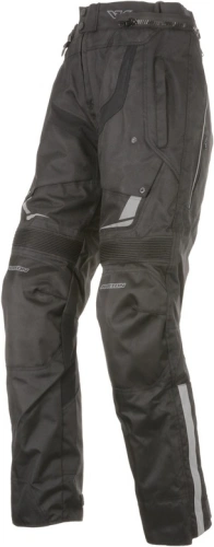 Predĺžené nohavice na motorku Ayrton Mig s membránou REISSA ® - čierne - XXL (110)