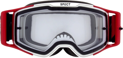 Brýle TORP, RedBull Spect (bílé/červené, čiré plexi)