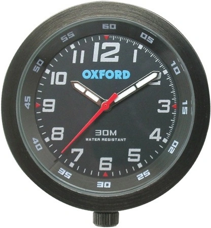 Ananalogové hodinky Oxford OF218B Analogue Clock, luminiscenčné ciferník - čierna