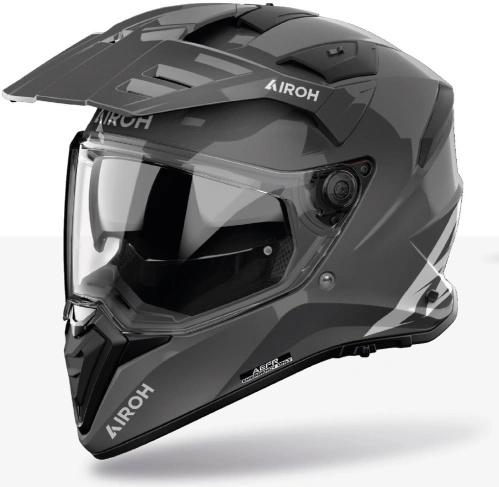 Přilba BANDIT Color, AIROH (tmavě šedá lesklá) 2025