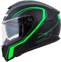 Prilba Integral GT 2.0 Reptyl, CASSIDA (čierna / zelená / biela) balenie vr. Pinlock fólie (5)