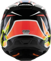 Přilba S-M3 WURX, ALPINESTARS, dětská (černá/žlutá fluo/modrá/červená) 2025 (2)