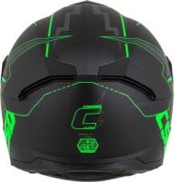 Prilba Integral GT 2.1 Flash, CASSIDA (čierna matná/zelená fluo/tmavo šedá) plexi s prípravou pre Pinlock (5)