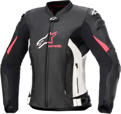 Bunda STELLA GP PLUS 4, ALPINESTARS, dámská (černá/bílá/růžová)