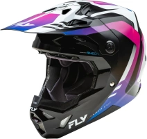 Přilba FORMULA CP, FLY RACING - USA (bílá/černá/fialová) Přilba FORMULA CP, FLY RACING - USA (bílá/černá/fialová)
