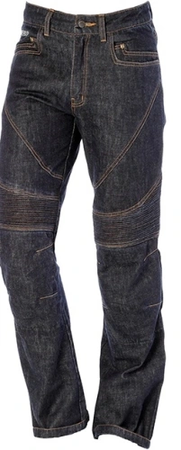 Jeansové kevlarové nohavice na motorku Rainers Thor s nepremokavou membránou - modrá
