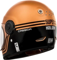 Prilba Fibre Super Hooligan, CASSIDA (čierna/metalická medená/sivá) (2)