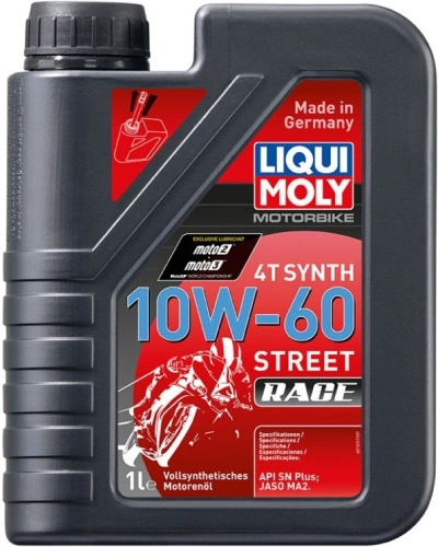 LIQUI MOLY Motorbike 4T Synth 10W-60 Race - plne syntetický motorový olej 1 l