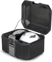 Kompletní sada sedlových brašen SHAD TERRA TR40 a  černého hliníkového 48L topcase, včetně montážní sady SHAD SUZUKI DL 650 V-Strom (10)