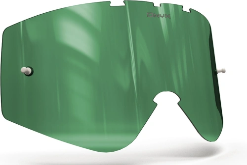 Plexi pre okuliare O'NEAL B-ZERO, OnyxLenses (zelené s polarizáciou)