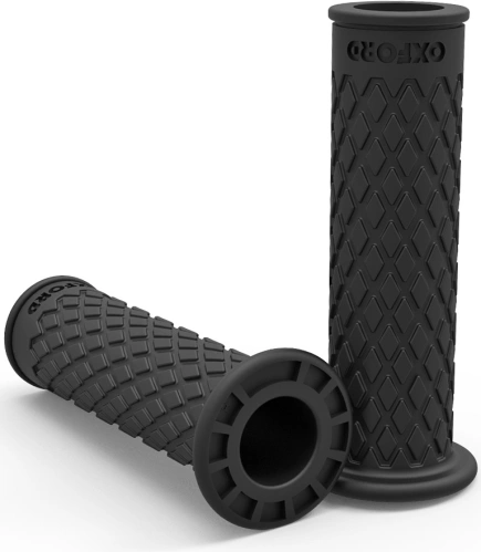 Gripy Retro, OXFORD - Anglicko (čierna guma, tvdost gumy medium, pár) M003-114