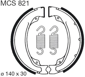 Brzdové čeľuste MCS 821