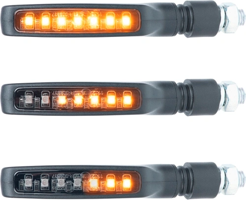 Sekvenčné LED blinkre Nightglider, OXFORD (sada vr. odporov, pár) M010-055