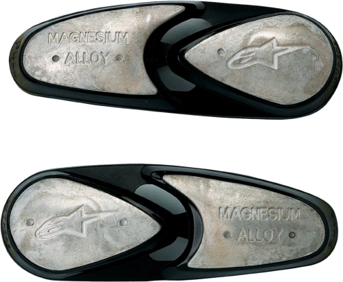 Náhradné slidery špičky pre topánky na motorku ALPINESTARS - magnéziové, pár
