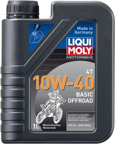 LIQUI MOLY Motorbike 4T 10W-40 Basic Offroad - plne syntetický motorový olej 1 l