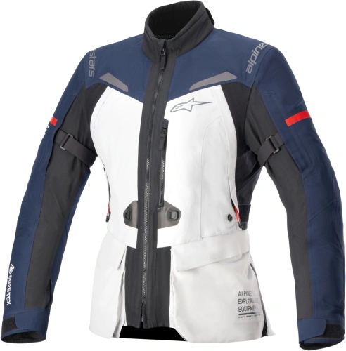 Bunda STELLA ST-7 GORE-TEX, ALPINESTARS, dámská (světle šedá/modrá/černá, vel. M)