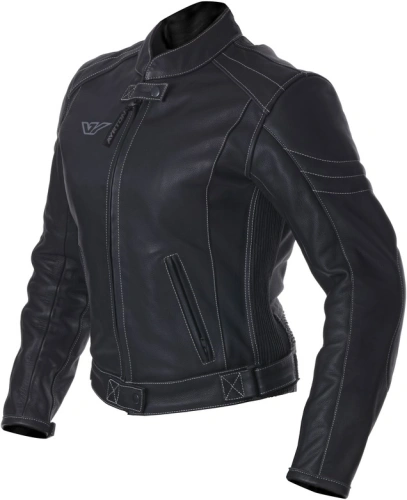 Dámska kožená bunda na motorku Ayrton Vixen - čierna - XL (44)