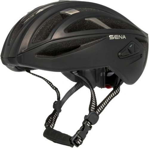 Cyklo prilba s headsetom R2X, SENA (matná čierna)