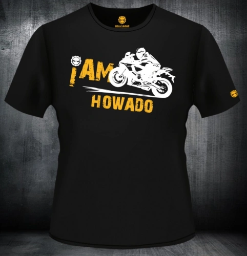 Pánské triko I AM HOWADO M - černá - XL(54) - neprodejné (výloha)