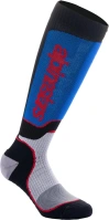 Ponožky MX PLUS, ALPINESTARS (černá/červená/modrá/šedá, vel. S) Ponožky MX PLUS, ALPINESTARS (černá/červená/modrá/šedá, vel. S)