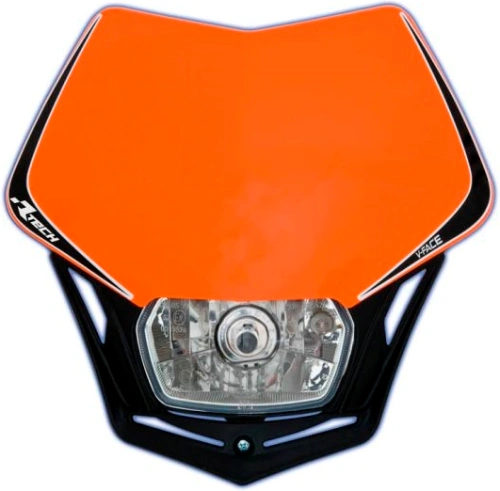 UNI predná maska vrátane svetla V-Face, perách (oranžovo-čierna) M400-678