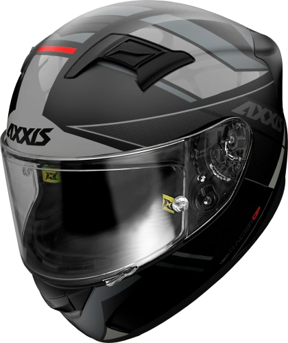 Integrální helma AXXIS GP RACER SV FIBER TECH matná šedá