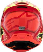 Přilba S-M3 FRAY, ALPINESTARS, dětská (červená/žlutá fluo/černá) 2025 (2)