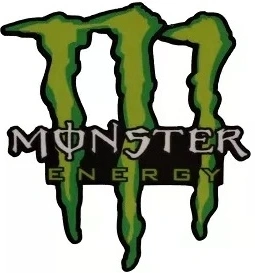 Nálepka Monster Energy 6x6,5cm