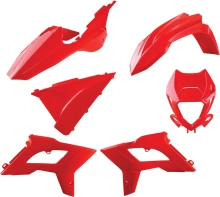 Sada plastů POLISPORT restyling Beta Red 91075