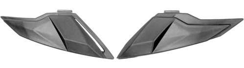Čelné kryty vrchná ventilácia pre prilby Jet Tech, CASSIDA (čiernej matnej, pár)