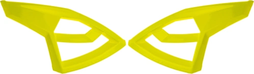 Čelné kryty vrchná ventilácia pre prilby Cross Pro II, CASSIDA (žltá fluo)