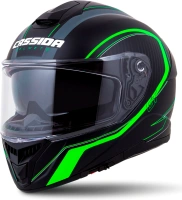 Prilba Integral GT 2.0 Reptyl, CASSIDA (čierna / zelená / biela) balenie vr. Pinlock fólie