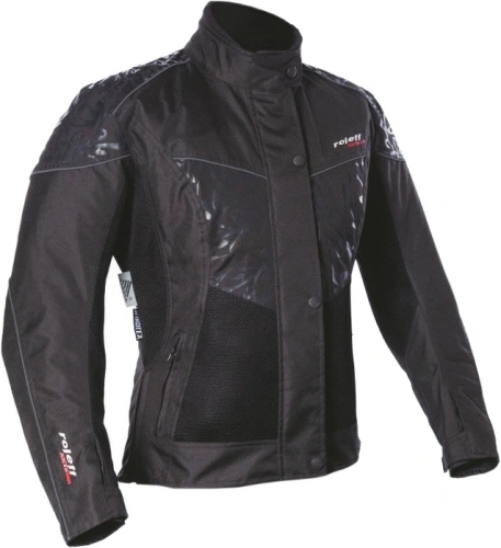 Kvalitná dámska bunda na motorku ROLEFF Messina - čierna