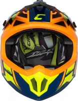 Prilba Cross Pro II Contra, CASSIDA (žltá fluo/oranžová/modrá, veľ. 2XL) (5)