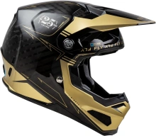 Přilba FORMULA S CARBON, FLY RACING - USA (černá/zlatá) (3)