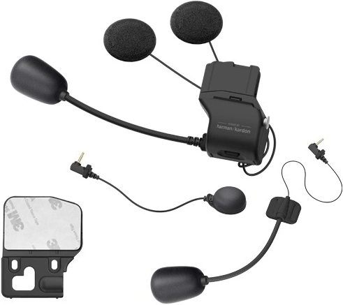 Držák na přilbu s příslušenstvím pro headset 50S SOUND BY Harman Kardon (sluchátka + mikrofon), SENA