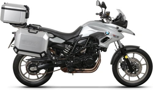 Kompletní sada hliníkových kufrů SHAD TERRA, 37L topcase   36L/47L boční kufry, včetně montážní sady a plotny SHAD BMW F 650 GS / F 700 GS/ F 800 GS (2008 - 2018)